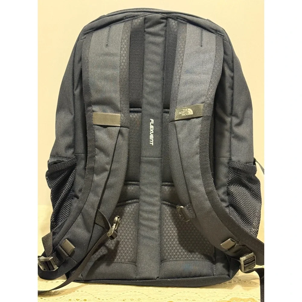 The North Face Jester Backpack Navy Blue FlexVent Laptop Bag Daypack NF0A3VXF